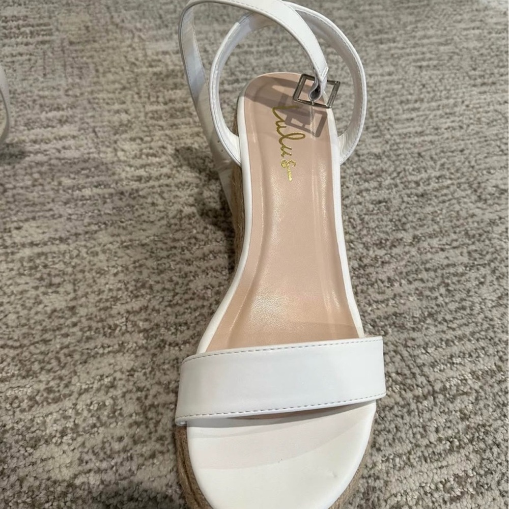 Lulu's Cream Wedge Sandals